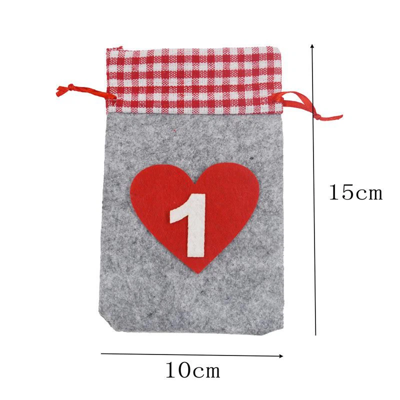 felt drawstring bag