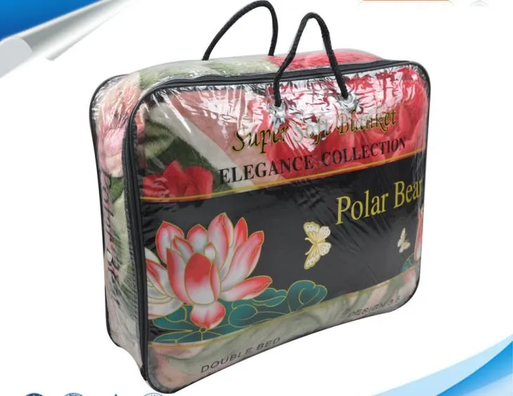 PVC jastuk deka pakiranje vrećicu tkanina pakiranje PVC vinil jasno plastične vrećice za kupovinu tvornica cijena PVC vrećici