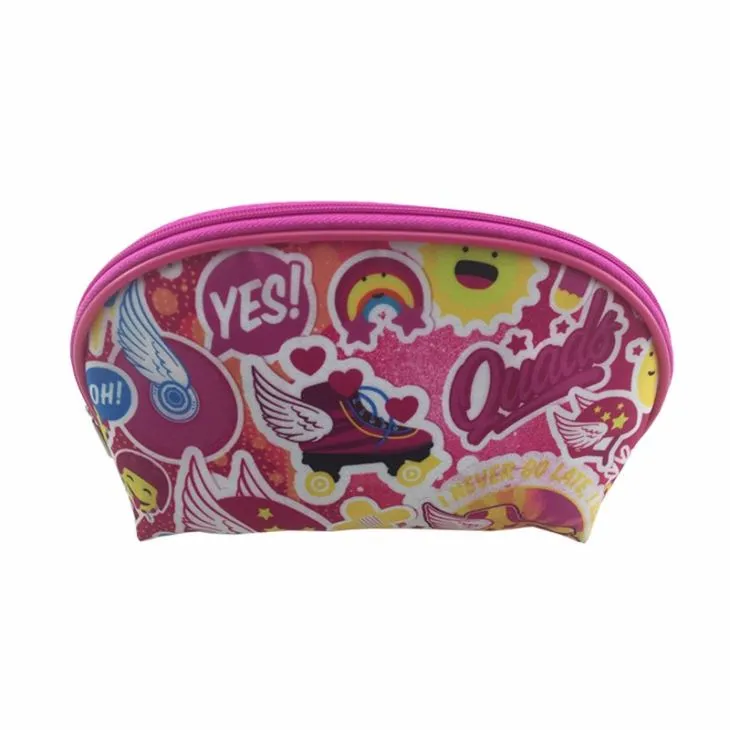 Promotivni Oem najnoviji ispisuje na veliko Poliester Kozmetičkoj torbici skupa šminka slučaj za Veleprodaju