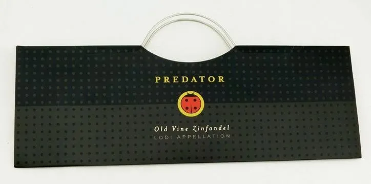 Kina vruće prodaje kvalitetne metalne ručke vinska ambalaža papirnata vrećica