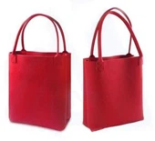 Ekološki Reusable dužnost Ljubičasti tepih vreću, vuna Lady Fasion torbu, osjetio vrećicu