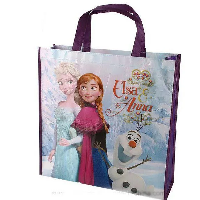 Prilagođenu sliku CMYK ispis reciklirati Laminirane PP kupovinu Netkani torbu, proizvodnja Kina proizvodi Netkani materijal kupovinu on-line slatka Netkani košarica