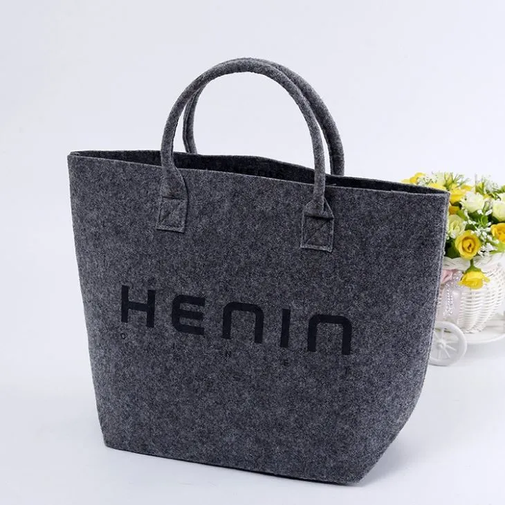 Shopping Felt Tote Bag