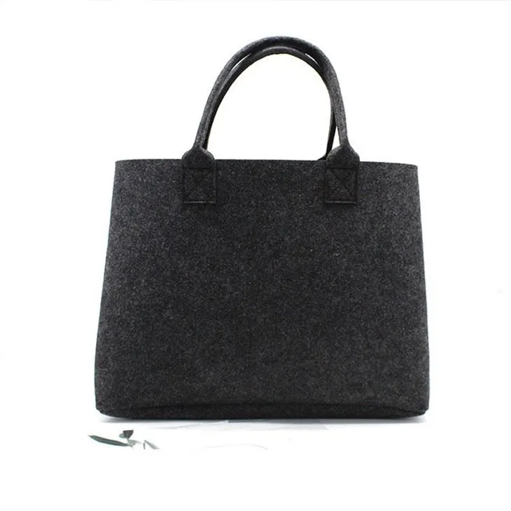 Black Felt Bag