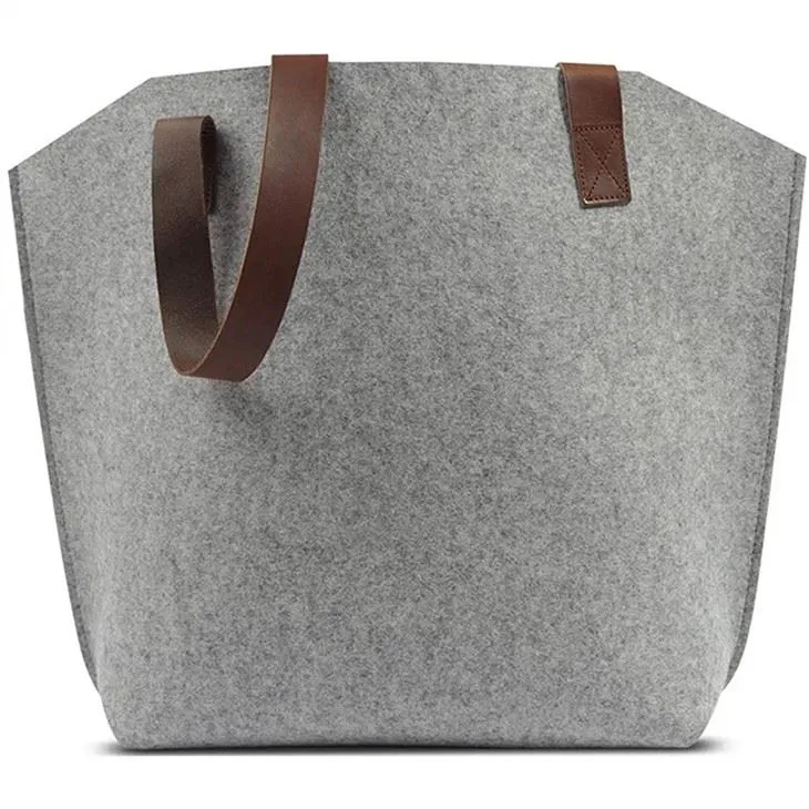 Grey Felt Bag