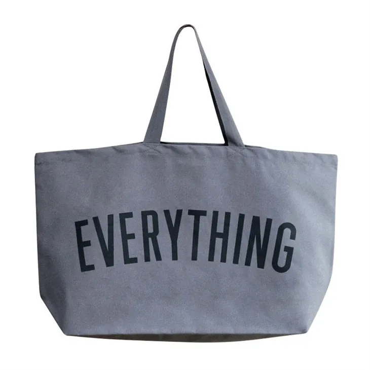 Prilagođene platnene torbe velikog kapaciteta na veliko za kupovinu, korištenje u tratinčici
